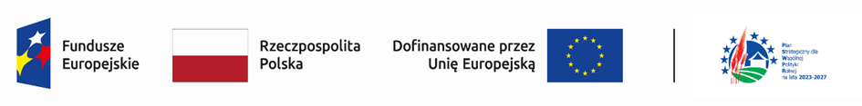 logotypy unijne - informacja o dofinansowaniu w ramach perspektywy 2021-2027